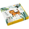 Image de amscan 9909348 Lot de 16 Serviettes de Table Motif Safari 33 x 33 cm, 10239478, Mehrfarbig, Centre