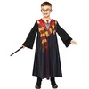 Image de Amscan - Costume enfant Harry Potter, Poudlard, Gryffondor, Mage, Sorcier, Carnaval, Mardi gras, Noir, 134