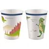 Image de amscan 9903971-66 8 Gobelets 250 ml - en papier - Joyeux Dinosaures