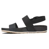 Image de Timberland pour femme. TB0A2AT90011 Sandales en cuir Malibu Waves noir (40 W), 1 à 3 cm, Boucle, Casuel