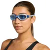 Image de Zoggs Lunettes de natation unisexe Predator Flex antibuée avec protection UV, verre incurvé, joint d’ajustement rapide, gris/bleu, verres teintés bleus, taille régulière