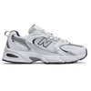 Image de New Balance pour femme. MR530 Chaussures 530 blanc/bleu (42), Plat, 1 à 3 cm, Lacets