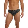 Image de TYR Galaxay Slip de Bain pour Homme, Noir/Vert, 58