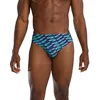 Image de TYR Durafast Elite Racer Brief Swimsuit Slips de Bain, Vert/Bleu Marine, 28 Homme