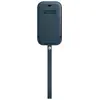 Image de Apple Housse en Cuir avec MagSafe (pour iPhone 12 Mini) - Bleu Baltique