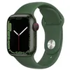 Image de Apple Watch Series 7 GPS + Cellular, boîtier Aluminium Vert 41mm avec Bracelet Sport Trèfle en occasion ou reconditionné