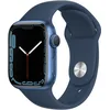 Image de Apple Watch Series 7 (GPS, 41 mm) - Boîtier en Aluminium Bleu avec Bracelet Sport Abyss Bleu (Reconditionné)