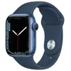 Image de Apple Watch Series 7 GPS, boîtier Aluminium Bleu 41mm avec Bracelet Sport Bleu Abysse en occasion ou reconditionné