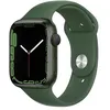 Image de Apple Watch Series 7 GPS, boîtier Aluminium Vert 45mm avec Bracelet Sport Trèfle en occasion ou reconditionné