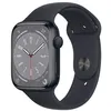 Image de Apple Watch Series 8 GPS, boîtier Aluminium Minuit 45mm avec Bracelet Sport Minuit en occasion ou reconditionné