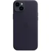 Image de Apple Coque en Cuir avec MagSafe pour iPhone 14 Plus - Encre Violette        