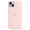 Image de Apple Coque en Silicone avec MagSafe pour iPhone 14 Plus - Rose Craie        