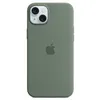 Image de Apple Coque en silicone avec MagSafe pour iPhone 15 Plus Cyprès en occasion ou reconditionné