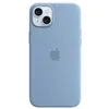 Image de Apple Coque en Silicone avec MagSafe pour iPhone 15 Plus - Bleu d’Hiver        