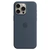 Image de Apple Coque en silicone avec MagSafe pour iPhone 15 Pro Max Bleu orage en occasion ou reconditionné