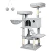 Image de Feandrea Arbre à Chat, Tour de Jeux, Grand, Doux, Gris et Blanc Ombré PCT162W01