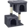 Image de Feandrea Arbre à Chat, Tour de Jeux 101 cm, XL, Maison pour Chats Jusqu’à 20 kg, Grande Plate-Forme, 2 Niches, Griffoir, Gris Foncé PCT614G01