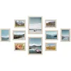 Image de SONGMICS Cadres Photo, Lot de 10, Deux 20 x 25 cm, Quatre 13 x 18 cm, Quatre 10 x 15 cm, MDF, Protection en Plastique, MDF, Beige Naturel RPF310N02