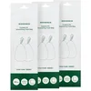 Image de SONGMICS Sacs Poubelles Résistants, Sacs Poubelles à Liens Coulissants pour Poubelles de Cuisine 15 à 20L, Pré-séparés, Code du Sac 020A01, 3 Rouleaux, 120 Pièces, Blanc KRB020A03