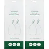 Image de SONGMICS Sacs Poubelles Résistants, Sacs Poubelles à Liens Coulissants pour Poubelles de Cuisine 50 L, Pré-séparés, Code du Sac 050A01, 3 Rouleaux, 120 Pièces, Blanc KRB050A03
