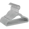 Image de SONGMICS Lot de 30 cintres en velours pour bébé - Crochets pivotants à 360° - Gain de place - Cintres antidérapants pour vêtements pour enfants - Gris tourterelle CRF027G30