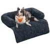 Image de Feandrea FluffyHug Panier pour Chien, Tissu Peluche, Tapis, Couverture de Protection pour Canapé, Taille XL, pour Chiens de Moyenne et Grande Taille, 110 x 95 x 18 cm, Gris Foncé PGW223G02