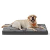Image de Feandrea Panier pour Chiens, Coussin pour Animaux, Mousse Alvéolée, avec Poignée, Déhoussable, Utilisable des 2 Côtés, Hydrofuge, Taille XXL, 120 x 74 x 8 cm, Gris Tourterelle PGW244G01