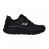 Image de Skechers pour femme. 149023 Chaussures D'Lux Walker Infinite Motion en cuir noir (39), Plat, 1 à 3 cm, Lacets, Sport, Multisport