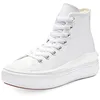 Image de CONVERSE A04295C Chuck Taylor All Star Move Platform FOUNDATIONAL Leather Femme White/Black/White EU 39.5
