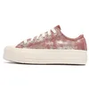 Image de Converse Baskets Rouge Femme Chuck Taylor All Star Lift