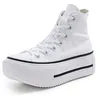 Image de Converse Mixte Adulte A12976c Basket, Blanc/Noir, 6.5