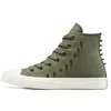 Image de Converse A15505C Chuck Taylor All Star Spikes Baskets pour homme, vert, 8.5 Women/6.5 Men