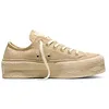 Image de Converse Chuck Taylor All Star Espadrilles plateforme A19895C Jaune (Hay Day/Egret/Papyrus) en toile, Jaune Hay Day Egret Papyrus, 38 EU