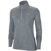 Image de Nike Long Sleeve Top W NK DF Element Top Hz, Smoke Grey/Lt Smoke Grey/Reflective Silv, CU3220-084, XL