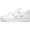 Image de NIKE Femme Air Force 1 '07 LX Basketball-Shoes, White White Hyper Royal Black, 40 EU