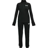 Image de Under Armour Fille EM Knit Track Suit, Survêtement pratique et confortable, Ensemble de sport pour fille, Noir/Blanc, YXL