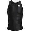 Image de Under Armour UA Iso-Chill 1365225-001 Débardeur de compression pour homme Noir/blanc Taille S