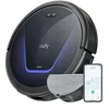 Image de eufy G50 Hybrid Aspirateur Robot, Aspiration 4 000 Pa, Dynamic Navigation, Pro-Detangle Comb, Roller Brush, Patin de Nettoyage pour Laver la Surface des sols, pour Poils d'animaux, sols durs, Tapis