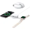 Image de Anker MagGo Chargeur Induction iPhone Station de Recharge Sans Fil 3 en 1 Compatible MagSafe, Certifié Qi2 15W, Chargeur de Voyage pliable, iPhone 17/16/15, AirPods,Apple Watch (chargeur USB-C inclus)