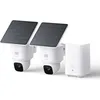 Image de eufy Security SoloCam E30 Camera Surveillance WiFi exterieure sans Fil, avec HomeBase S280,Rotation 360°, Suivi IA, clarté 2K, Compatible HomeBase S380, aucuns Frais mensuels, 2 Pack