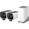 Image de EUFYCAM S3 PRO 2-CAM KIT BLACK+WHITE