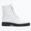 Image de Stuart Weitzman - Boots en Cuir Mila Lift blanches 35
