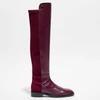 Image de Stuart Weitzman - Bottes en Cuir bi-matière Keelan City cranberry 36