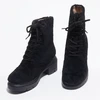 Image de Stuart Weitzman - Boots en Peau de Mouton Nisha noires - Talon 7,5 cm 41