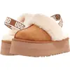 Image de UGG Female Funkette Slipper, Chestnut, 4 (UK)