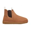 Image de UGG pour homme. 1121644 Bottines en cuir M Neumel Chelsea marron (41), Plat, 1 à 3 cm, Aucun, Casuel