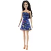 Image de Barbie Lalka Szykowna Brunetka w niebieskiej sukience w motylki