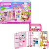 Image de Barbie Coffret Maison De Poupée Meublée Avec Espace De Jeu À 360 Degrés, 2 Niveaux Et 4 Zones De Jeu, Chiot Et Accessoires Inclus, À Collectionner, Jouet Enfant, De 3 À 7 Ans, HCD47