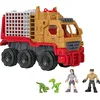 Image de Fisher-Price Imaginext Jurassic World Coffret Camion de Capture avec 2 Figurines, inspiré de « La Colo du Crétacé », Jouet pour Enfant de 3 à 8 Ans, HCH97