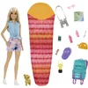 Image de Barbie It Takes Two - Coffret Vive Le Camping - Poupée Malibu Blonde et Chiot - Sacs à Dos et Couchage - 10 Accessoires Camping - 29 cm - Dès 3 Ans, HDF73